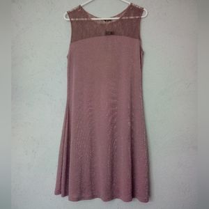 Zeagoo Mauve Sparkle Party Dress in